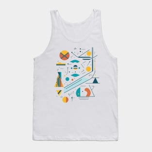 Bohemian Style Geometric Shapes Tank Top